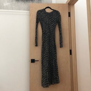 Doen long floral dress